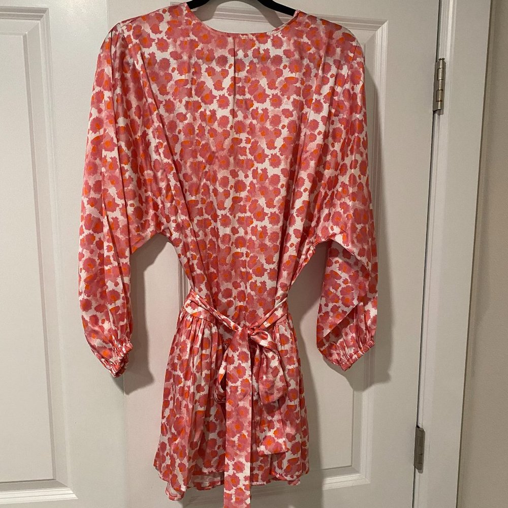 Mini Dress in Pink Floral by Selmacilek